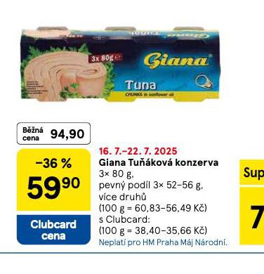 GIANA TUNKOV KONZERVA