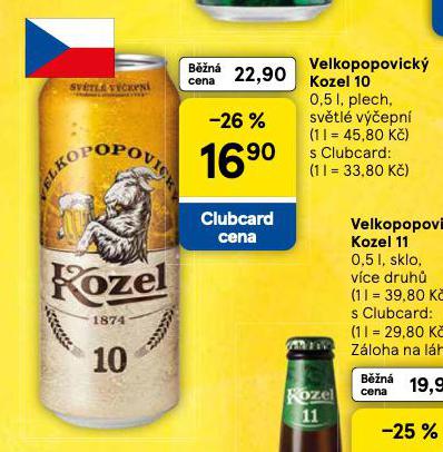 PIVO VELKOPOPOVICK KOZEL 10