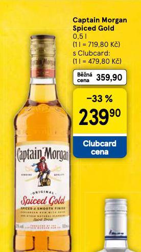 CAPTAIN MORGAN SPICED GOLD