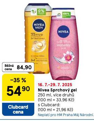 NIVEA SPRCHOV GEL