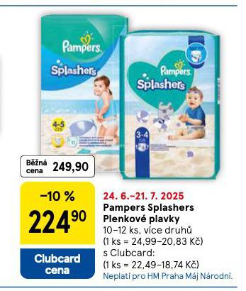 PAMPERS PLENKOV PLAVKY