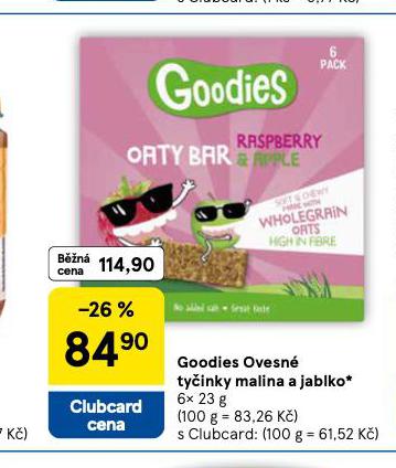 GOODIES OVESN TYINKY MALINA A JABLKO