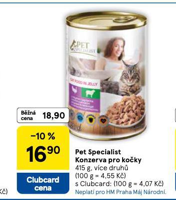 PET SPECIALIST KONZERVA PRO KOKY
