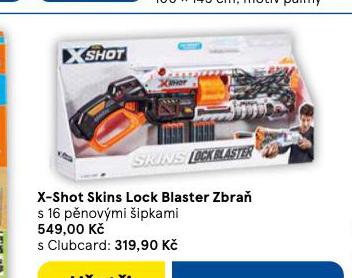X-SHOT SKINS LOCK BIASTER ZBRA