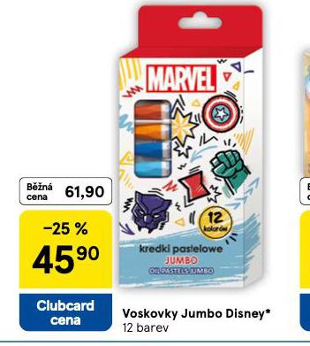 VOSKOVKY JUMBO DISNEY