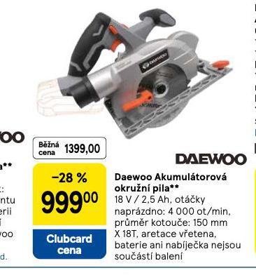 DAEWOO AKUMULTOROV OKRUN PILA
