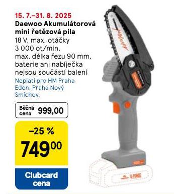 DAEWOO AKUMULTOROV MINI ETZOV PILA