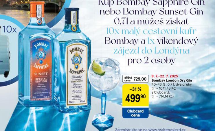 BOMBAY LONDON DRY GIN