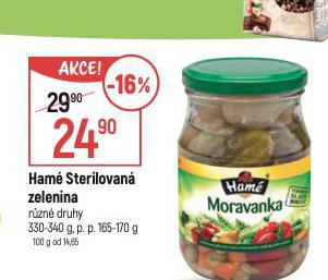 HAM STERILOVAN ZELENINA