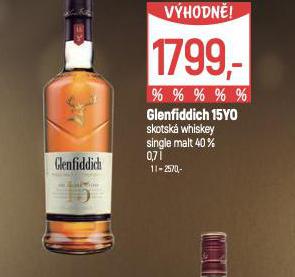 GLENFIDDICH 15 YO