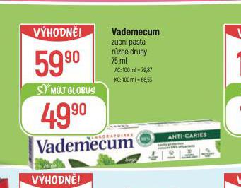 VADEMECUM ZUBN PASTA