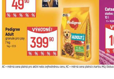 PEDIGREE ADULT GRANULE PRO PSY