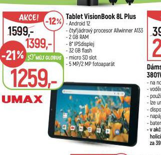 TABLETY VISION 8L PLUS