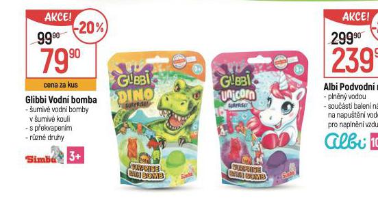 GLIBBI VODN BOMBA