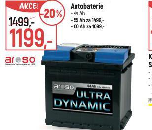 AUTOBATERIE 55 Ah