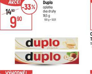 DUPLO OPLATKA