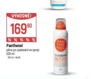 PANTHENOL PNA PO OPALOVN VE SPREJI