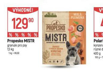 PROPESKO MISTR GRANULE PRO PSY