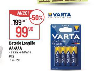 VARTA BATERIE LONGLIFE
