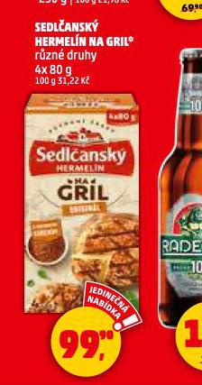 SEDLANSK HERMELN NA GRIL