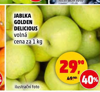 JABLKA GOLDEN DELICIOUS
