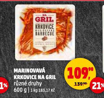 MARINOVAN KRKOVICE NA GRIL