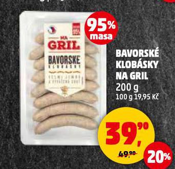 BAVORSK KLOBSKY NA GRIL