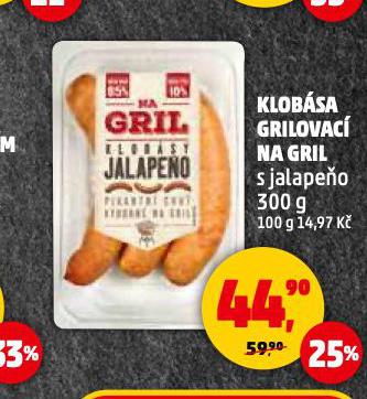 KLOBSA GRILOVAC NA GRIL