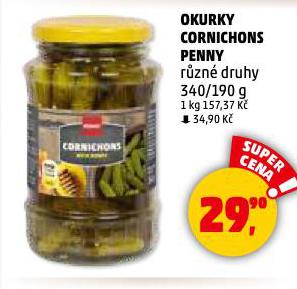 OKURKY CORNICHONS