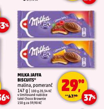 MILKA JAFFA BISCUITS