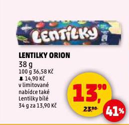 LENTILKY ORION