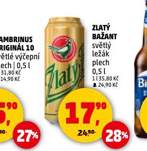 PIVO ZLAT BAANT