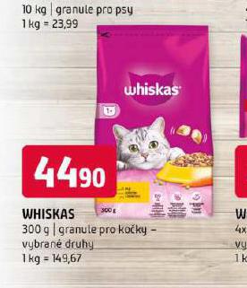 WHISKAS GRANULE PRO KOKY