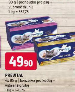 PREVITAL KONZERVA PRO KOKY