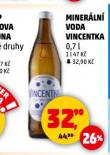 VINCETKA MINERLN VODA