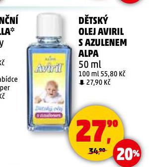 DTSK OLEJ AVIRIL S AZULENEM ALPA