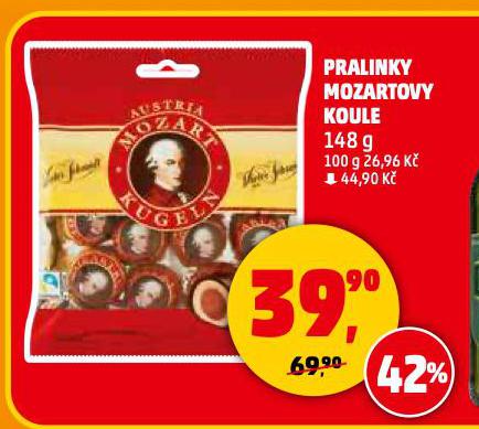PRALINKY MOZARTOVY KOULE
