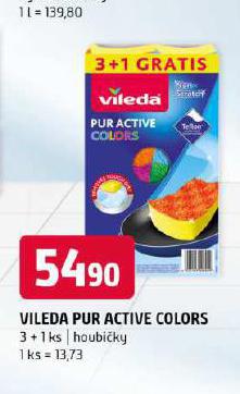 VILEDA PUR ACTIVE COLORS HOUBIKY