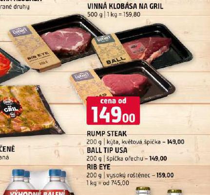 RUMP STEAK KTA, KVTOV PIKA