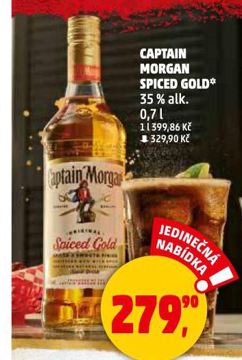 CAPTAIN MORGAN SPICED GOLD