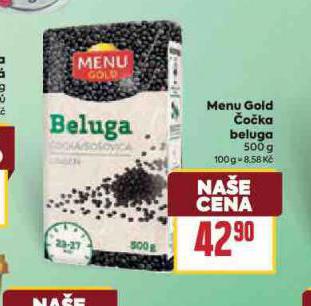 MENU GOLD BELUGA