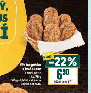 FIT BAGETKA S KVSKEM