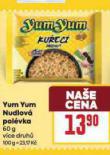 YUM YUM INSTANTN NUDLOV POLVKA