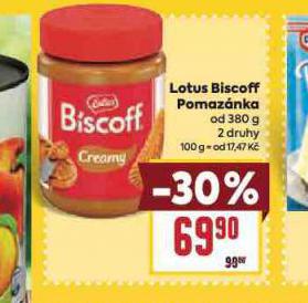 LOTUS BISCOFF POMAZNKA