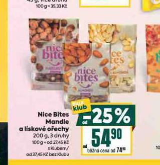 NICE BITES MANDLE A LSKOV OECHY
