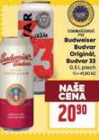 PIVO BUDWEISER BUDVAR ORIGINAL