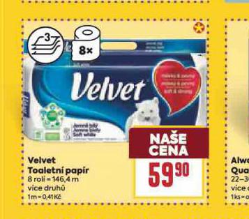 VELVET TOALETN PAPR