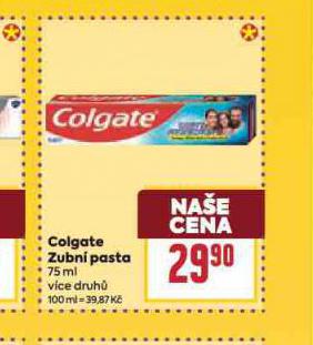 COLGATE ZUBN PASTA