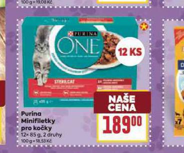 PURINA MINIFILETKY PRO KOKY