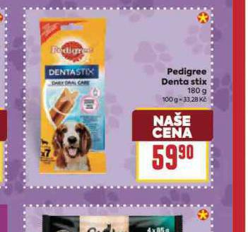 PEDIGREE DENTASTIX POCHOUTKY PRO PSY